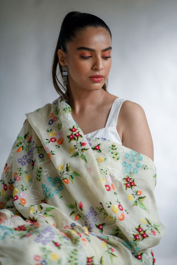 Saffron Dupatta