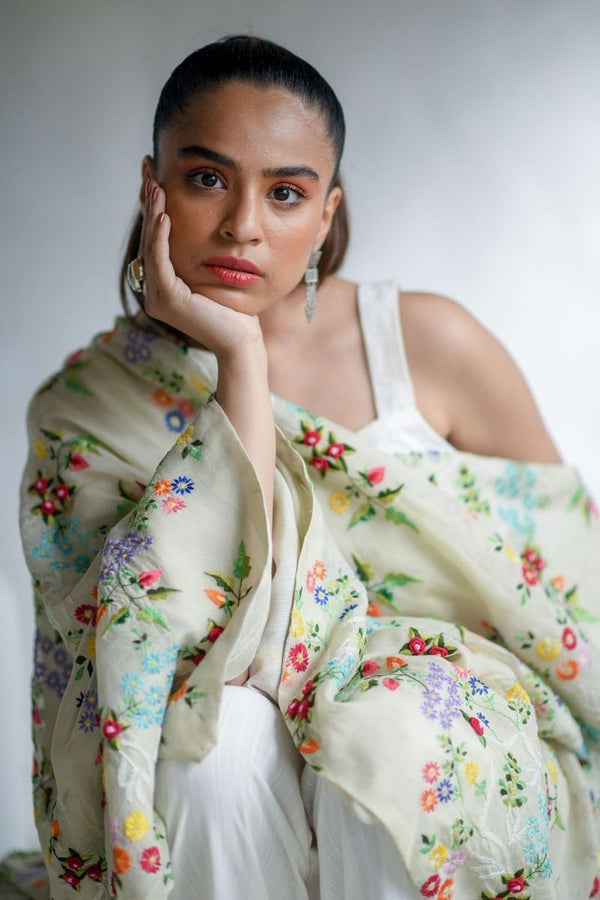 Saffron Dupatta