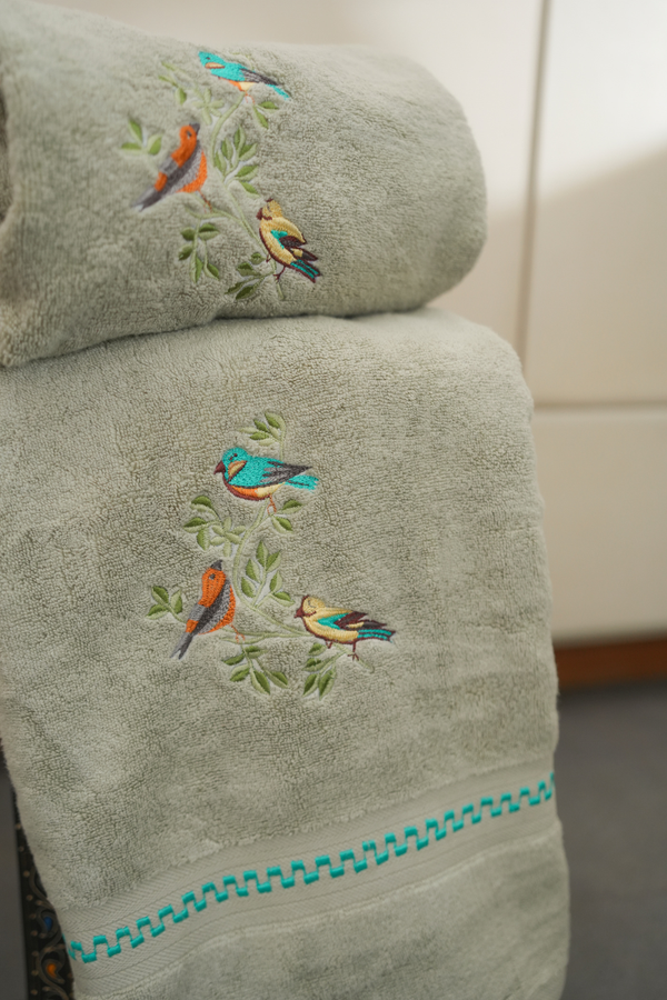 Sage Sparrow Towel