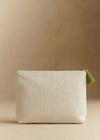 The Oasis Embroidered Botanical Pouch