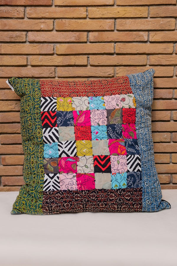 Upcycled Patchwork Cushion Cover