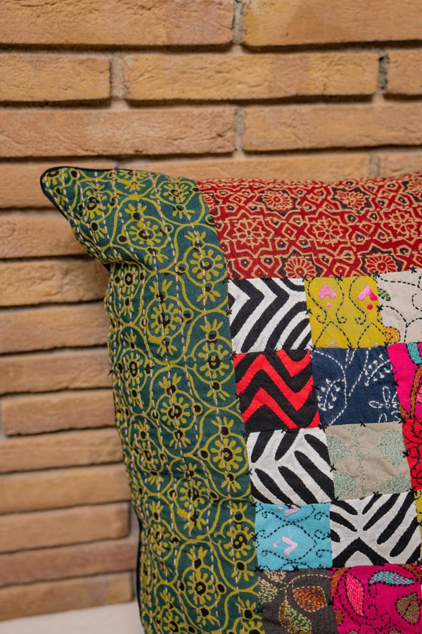 Upcycled Patchwork Cushion Cover