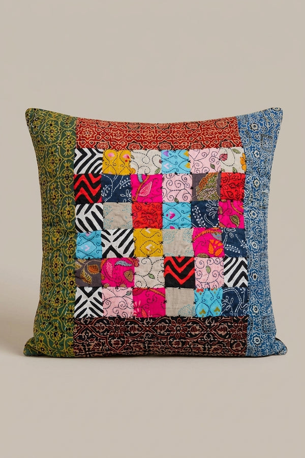 Upcycled Patchwork Cushion Cover