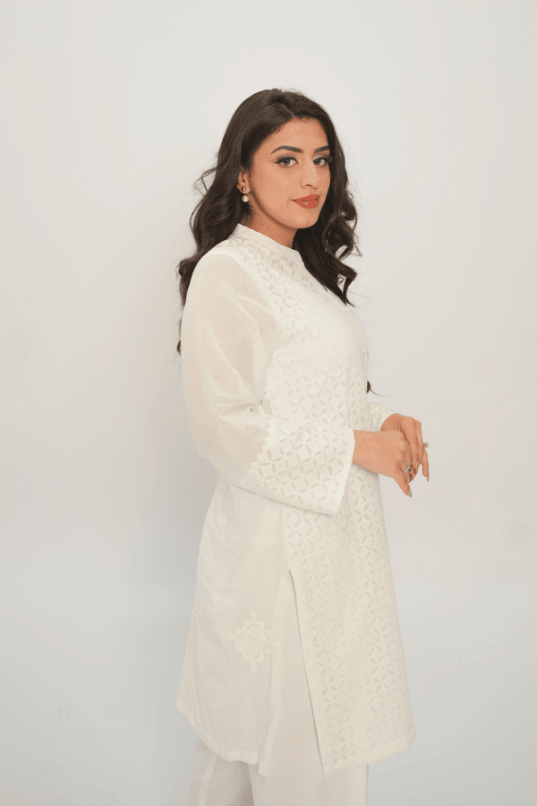 White Serenity Kurta