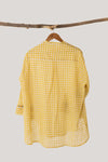 Yellow Check Kurti