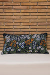 Embroidered Bloom Cushion Cover
