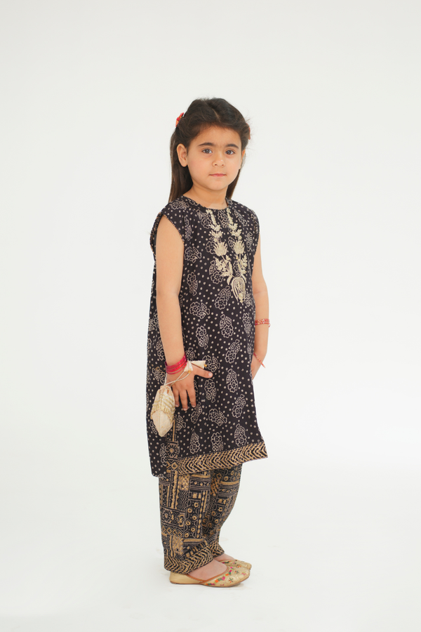 Ajrak Dress