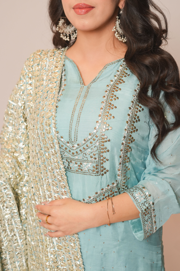 Riwaayat Silk Gharara Suit