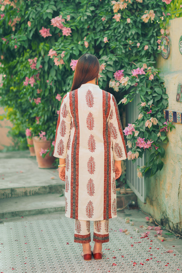 Hand Block Print Suit