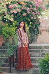 Blockprint Lawn Kurti