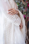APPLIQUE ORGANZA KURTA