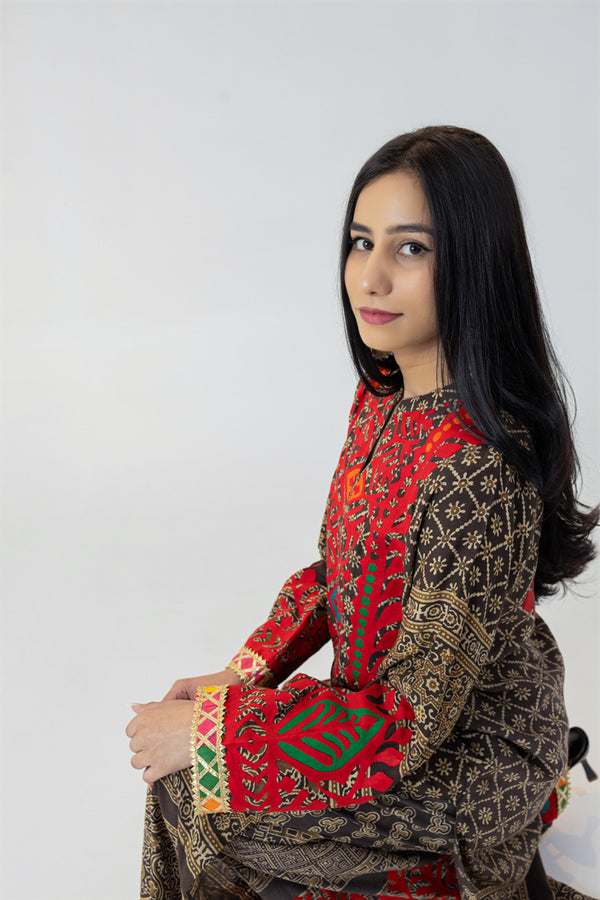 Ajrak Ralli Kurta
