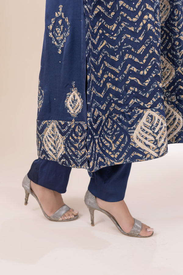 Ajrak Ralli Silk Dress