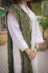 Ajraak Green Dupatta