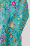 Aqua Kantha Kurta
