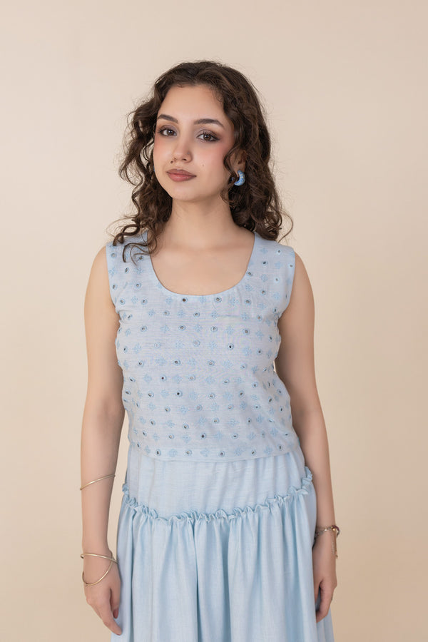 Azure Meadow Dress