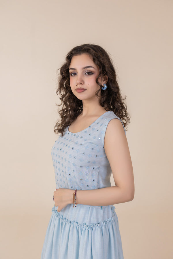 Azure Meadow Dress