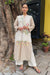 Beige Applique Kurta