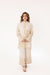 Beige Rhythm Block Print Dress