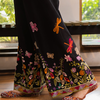 Black Embroidered Pants