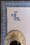 Block Print Sparrow Mats
