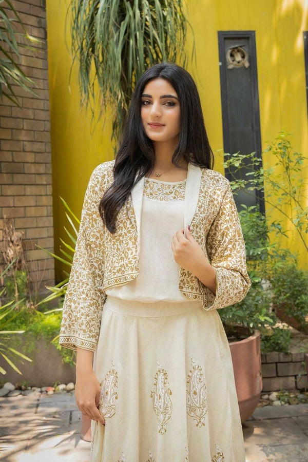 Block print Skirt outfit