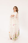Butterflies & Blooms Organza Dupatta