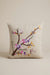 Butterfly Garden EmbroideredCushion Cover