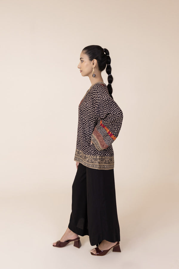 Classic Black Wide-Leg Pants