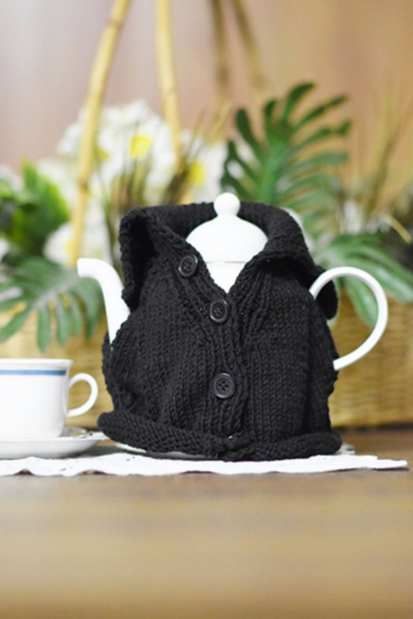 Collar Tea Cosy - Black