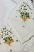 EMBROIDERED TABLE NAPKINS SET