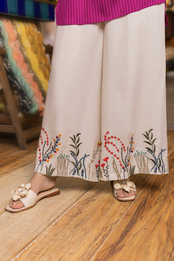 Elara Embroidered Pants