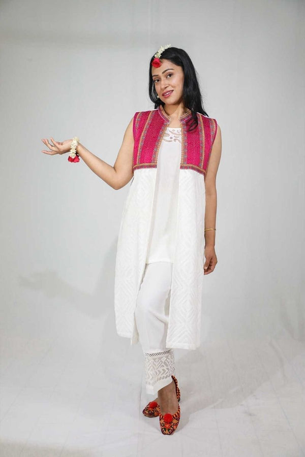 Embroidered Applique Gown