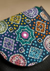 Ethnic Embroidered Flap Money Wallet