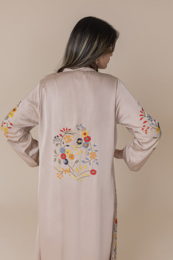 Garden Bloom Silk Kurta