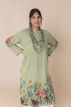 Garden Trails Kantha Kurta