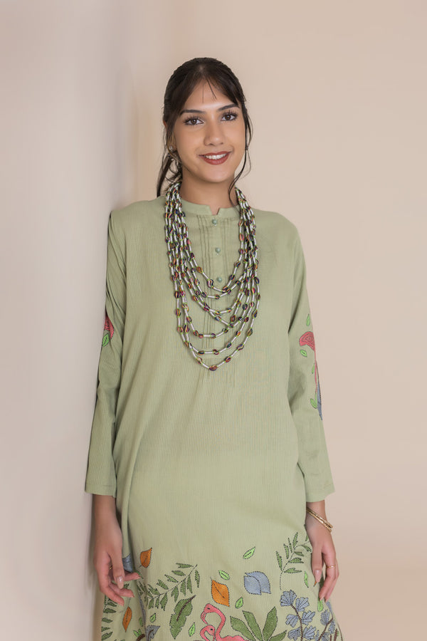 Garden Trails Kantha Kurta