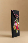 Hand-Embroidered Floral Glasses Soft Case