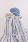 Heirloom Hand Knitted Baby Blanket