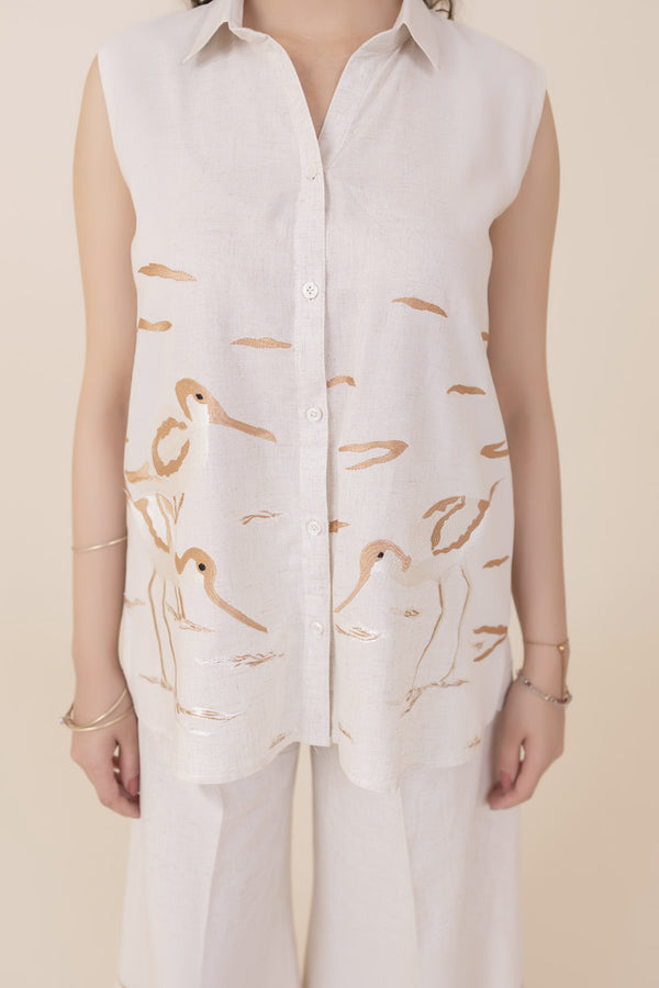 Ivory Crane Co-ord Set