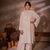 Ivory Drawn-Thread Chikankari Kurta