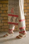 Ivory Hand Block Print dress