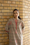 Ivory Hand Block Print dress