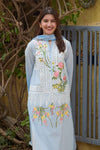 Marian Blue Applique Kurta