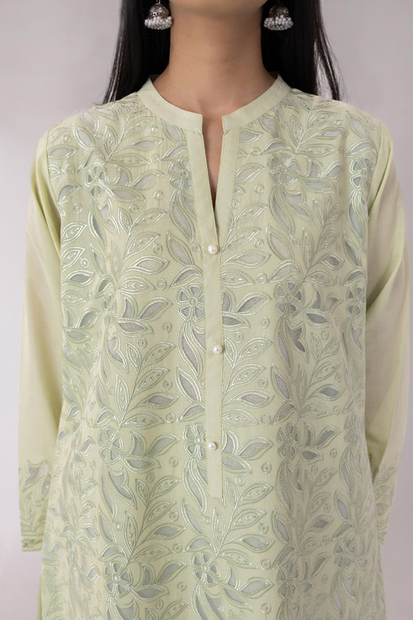 Mint Cutwork Set