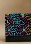 Mirror-Work Embroidered Long Wallet