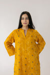 MustardEmbroidered Kurta