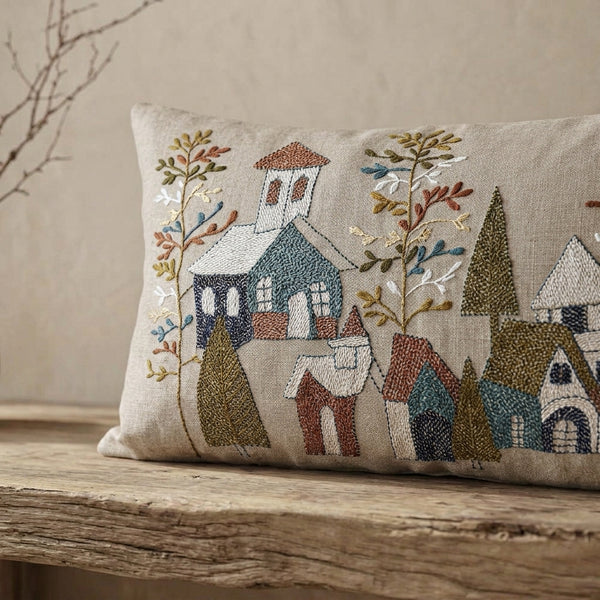 Nordic Village Lumbar Cushion Cover