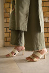 OliveEmbroidered Dress