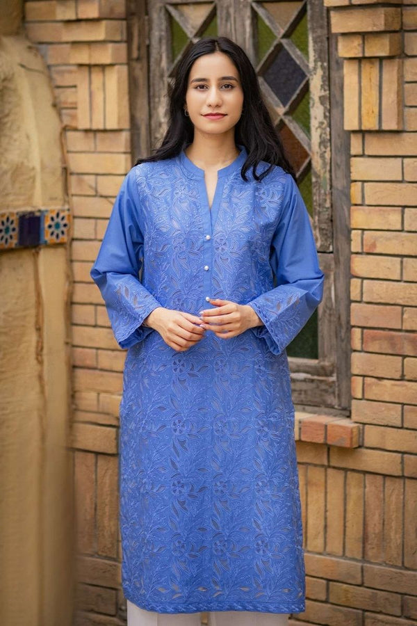 Orchid Embroidered Kurta